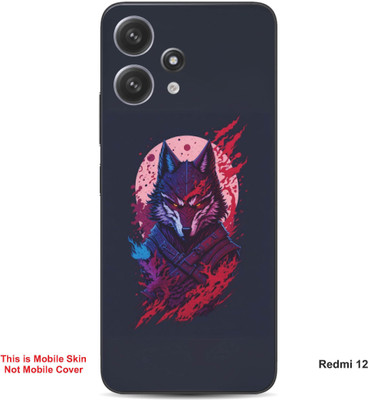 VYBE The Smart Choice Redmi 12 Wolf Embossed Mobile Skin(Flamingo Pink)