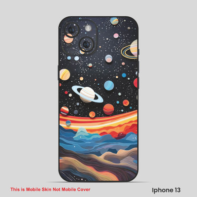 VYBE The Smart Choice iPhone 13 Universal Mobile Skin(Ship Grey, Multi 6)