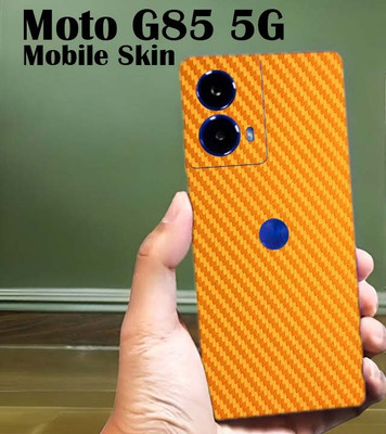 BUGGU Motorola G85 5G Mobile Skin(Ulltra Super Cfor_Golden Skin With High Matte Finish., Mobile Skin (Back+Side+Camera))