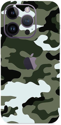 Pochanki Apple iPhone 14Pro Mobile Skin(Ultra Super Winter Camoufalge Skin With Matte Finish.)