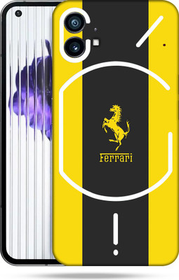 SkinoMania Nothing-Phone(1) Mobile Skin(Multicolor Ferrari Yellow)