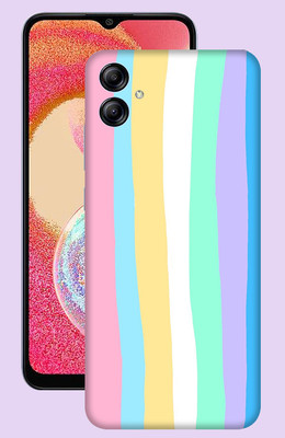WeCre8 Skin's Samsung Galaxy A04e Mobile Skin(Fade Lines Multicolor Mobile Skin)
