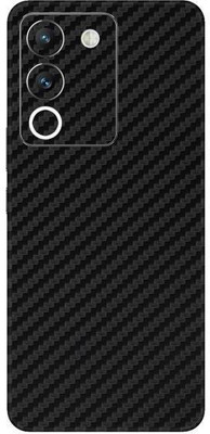 Vcare GadGets Vivo Y200 5G Mobile Skin(Fiber Carbon Black)