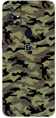 TJ CREATION OnePlus Nord N10 5G, oneplus nord n10 5g Mobile Skin(Ultra Super Camouflage military Green Skin With High Matte Finish.)