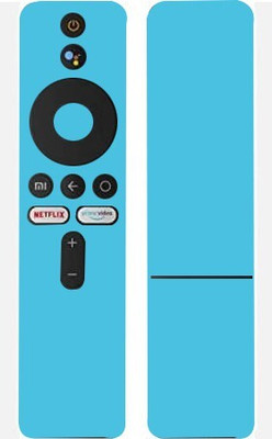 TJ CREATION Mi Smart LED TV Remote Mobile Skin(Ultra Super Skyblue Matte Skin With High Matte Finish.)