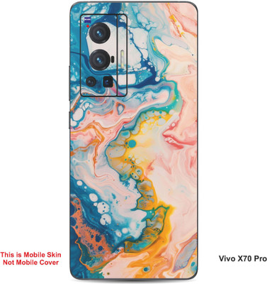 VYBE The Smart Choice Vivo X70 Pro Abstract Embossed Mobile Skin(Dust Storm 13)