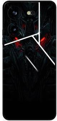 Vcare GadGets Pova 5 Pro (5G) Mobile Skin(Black & Red)