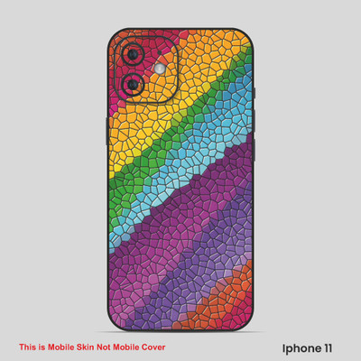 VYBE The Smart Choice iPhone 11 ART Mobile Skin(Multi color SKI 20)