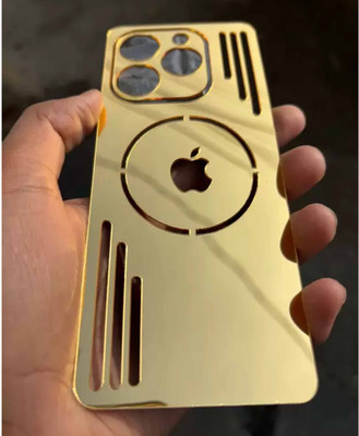 Mokteck INFINIX NOTE 40X 5G GOLD_Glossy Glass Finish Back Panel Skin with Logo Mobile Skin(Gold)