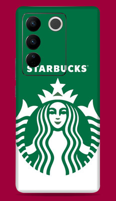 SkinoMania Vivo V27 Pro 5G Mobile Skin(Multicolor Green sb)