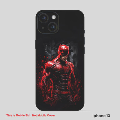VYBE The Smart Choice iPhone 13 Super Hero Mobile Skin(Misty Rose, Black 4)