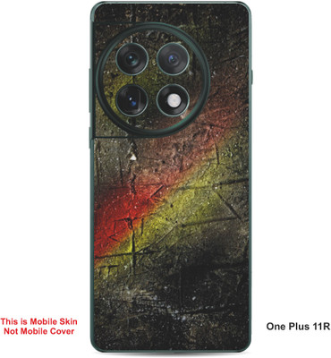 VYBE The Smart Choice One Plus 11R Art Embossed Mobile Skin(Sunset A12)