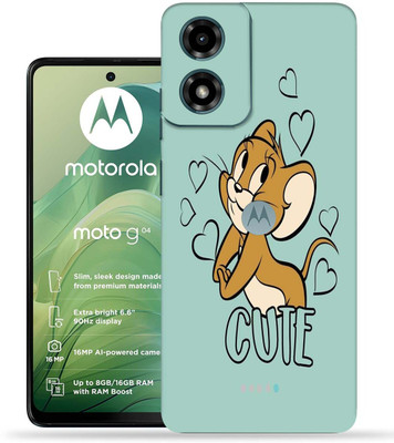 OggyBaba Moto G04 Mobile Skin(Cute Cat)