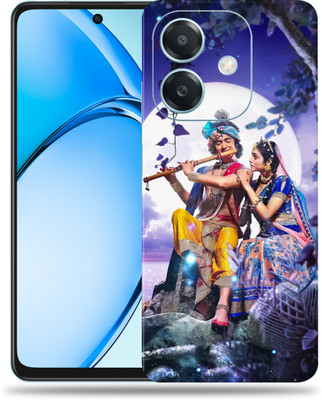 SkinoMania OPPO A3x 5G Premium Vinyl Mobile Skin (Multicolor) Mobile Skin(Blue-Radha-Krishna)