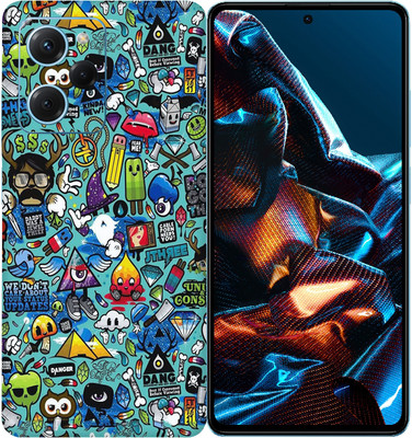 SkinoMania POCO X5 Pro 5G Mobile Skin(Multicolor Dang)