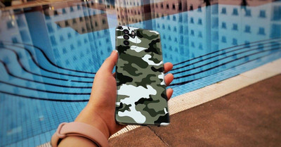 BUGGU Oppo Reno6 Z Mobile Skin(Ulltra Super Camouforlage Military Yellow Skin With High Matte Finish., Mobile Skin (Back+Side+Camera))