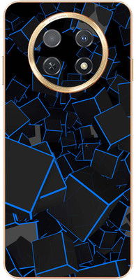 FCS Huawei nova Y91 Printed Back skin Mobile Skin(Box Blue)