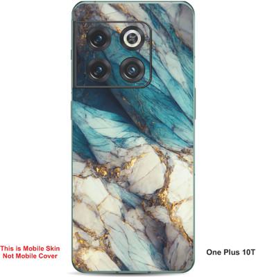VYBE The Smart Choice One Plus 10T Abstract Embossed Mobile Skin(Hippie Blue A10)