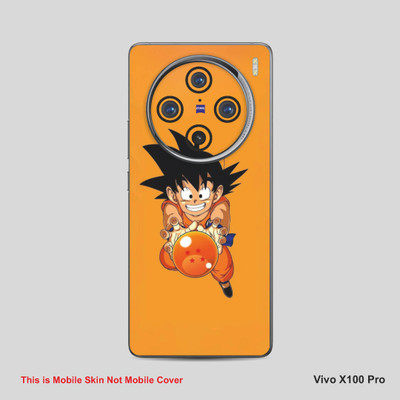 VYBE The Smart Choice Vivo X100 Pro Goku Mobile Skin Mobile Skin(Deep Saffron A14)