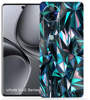 OggyBaba OggyBaba Vivo V40 pro 5g Mobile Skin(Polygon-blue)