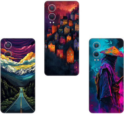 wrap craft NOTHING PHONE 3A PRO COMBO(PACK OF 3)Camera&Back Protector Premium Vinyl Mobile Skin(Multicolor)