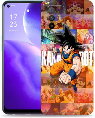 Skinex Oppo Reno 5Z 5g Mobile Skin(Black Wrap With Full Cut)