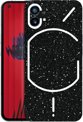AsSkin Nothing Phone 1, nothing phone 1, nothing Mobile Skin(Ultra Super Black Glitter With High Matte Finish.Skin..)