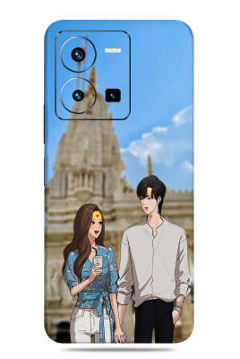 Coverooz Vivo Y35 Mobile Skin(Multicolor)