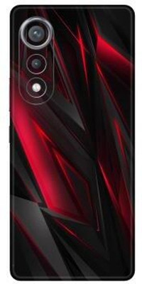 Vcare GadGets Pova Curve (5G) Mobile Skin(Red & Black)