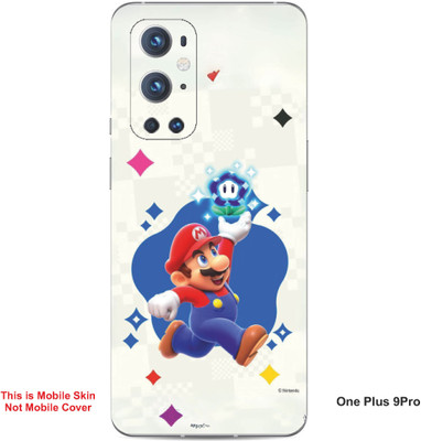 VYBE The Smart Choice One Plus 9 Pro Super Mario Embossed Mobile Skin(Mid Blue 20)