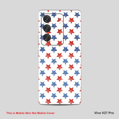 VYBE The Smart Choice Vivo 27 Pro Pattern Mobile Skin Mobile Skin(Multi ColourCG29)