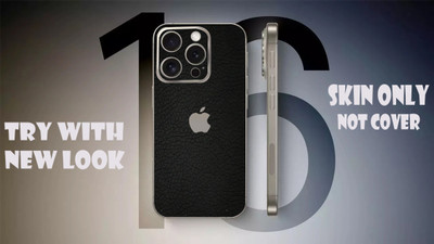 AsSkin iphone 16 pro Mobile Skin(Black)