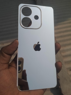 MOKPLZ OPPO A3X 5G SILVER MIRROR BACK PANNEL Mobile Skin(Silver)