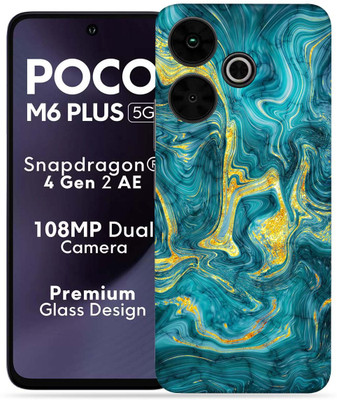 OggyBaba OggyBaba Poco M6 Plus 5g Mobile Skin(Golden Lava)