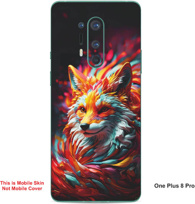 VYBE The Smart Choice One Plus 8 Pro Wolf Embossed Mobile Skin(Bee Yellow 24)