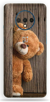 AsSkin Oneplus 7T Mobile Skin(Happy Teddy Back Skin With High Matte Finish)