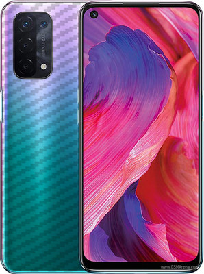 candeal mart Oppo A54 5g carbon fiber 3D back skin / Mobile Skin / Protective film Mobile Skin(Transparent)