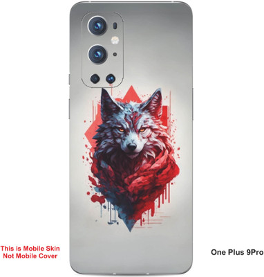 VYBE The Smart Choice One Plus 9 Pro Wolf Embossed Mobile Skin(Moon Mist 26)