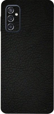 TJ CREATION Samsung Galaxy M52 5G, samsung galaxy m52 Mobile Skin(Ultra Super Black Leather Skin With High Matte Finish.)
