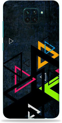 Jeeva Creation Redmi Note 9 Mobile Skin(Ultra Super Color Tringles Skin Fiber Skin With High Matte Finish.)
