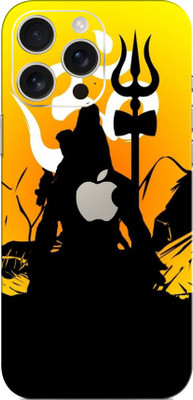 SkinoMania iPhone 16 Pro Max Premium Vinyl Mobile Skin (Multicolor) Mobile Skin(Om-Shiva)