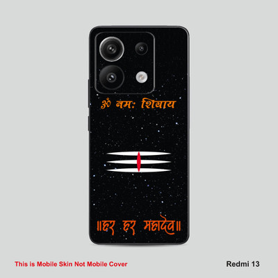 VYBE The Smart Choice Redmi 13 Mahadev Embossed Mobile Skin(Multicolor670)