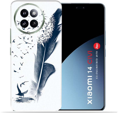 OggyBaba Xiaomi 14 Civi Mobile Skin(Feather Art)