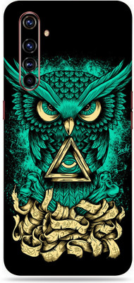 TJ CREATION Realme X50 Pro, realme x50 pro Mobile Skin(Ultra Super Angry Owl Skin With High Matte Finish., Mobile Skin (Back+Side+Camera))