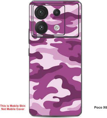 VYBE The Smart Choice Poco X6 Camouflage Embossed Mobile Skin(Hemlock 1)