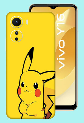 WeCre8 Skin's Vivo Y16 Mobile Skin(Cute Pikachu Multicolor Mobile Skin)