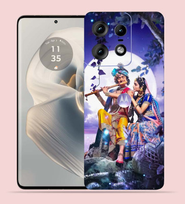 WeCre8 Skin's WeCre8 Skin's Motorola Edge 50 Pro Mobile Skin(Blue Radha Krishna)