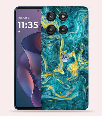 OggyBaba OggyBaba Moto G60 pro 5g Mobile Skin(Golden Lava)