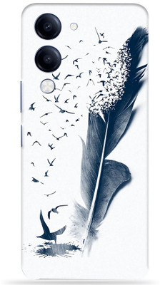 OggyBaba T4 Lite 5g Mobile Skin(Feather Art)