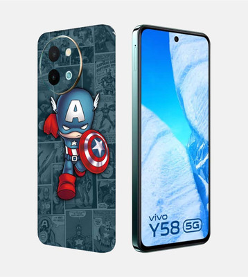 OggyBaba Vivo Y58 5g Mobile Skin(Captain Art)